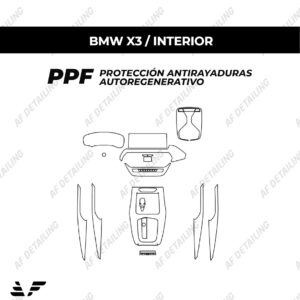 Película Protectora de Pintura (PPF) Interior para BMW X3 2024