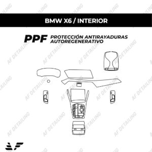 Película Protectora de Pintura (PPF) Interior para BMW X6 2020