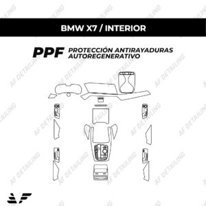 Película Protectora de Pintura (PPF) Interior para BMW X7 2020