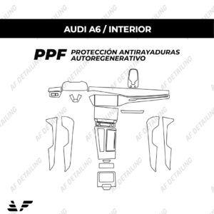 Película Protectora de Pintura (PPF) Interior para Audi A6 2024