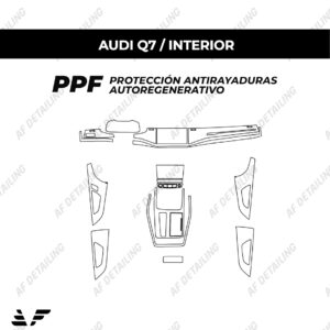 Película Protectora de Pintura (PPF) Interior para Audi Q7 2024
