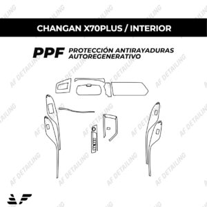 Película Protectora de Pintura (PPF) Interior para Changan X7 Plus