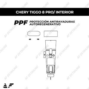 Película Protectora de Pintura (PPF) Interior para Chery Tiggo 8 Pro