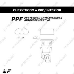 Película Protectora de Pintura (PPF) Interior para Chery Tiggo 4 Pro