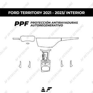 Película Protectora de Pintura (PPF) Interior para Ford Territory 2021