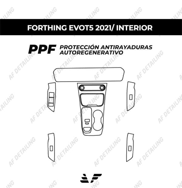 Lámina Protectora Para VW T5/T6 - Protección Contra Piedras En Paso De Rueda Delantero