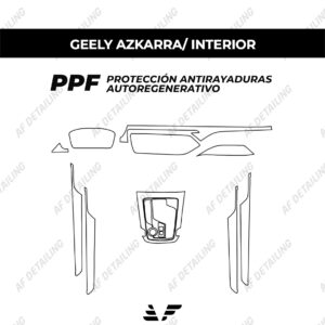 Película Protectora de Pintura (PPF) Interior para Geely Azkarra