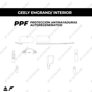 Película Protectora de Pintura (PPF) Interior para Geely Emgrand