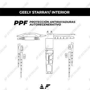 Película Protectora de Pintura (PPF) Interior para Geely Starray