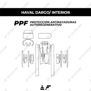 Película Protectora de Pintura (PPF) Interior para Haval Dargo 2023