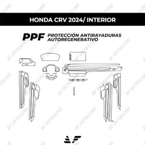 Película Protectora de Pintura (PPF) Interior para Honda CRV 2024