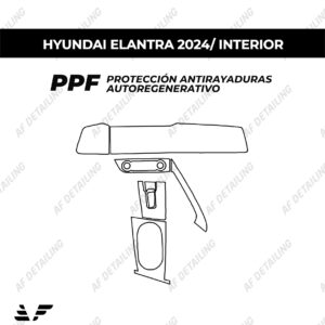 Película Protectora de Pintura (PPF) Interior para Hyundai Elantra 2024