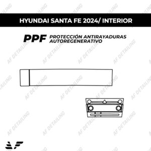 Película Protectora de Pintura (PPF) Interior para Hyundai Santa Fe 2024
