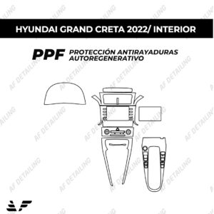 Película Protectora de Pintura (PPF) Interior para Hyundai Grand Creta 2022