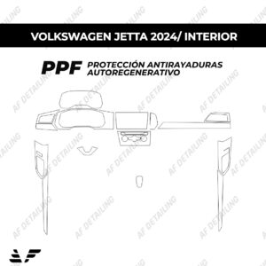 Película Protectora de Pintura (PPF) Interior para Volkswagen Jetta