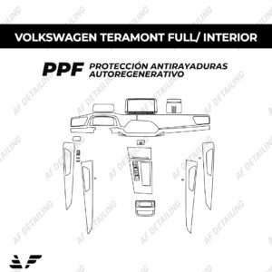 Película Protectora de Pintura (PPF) Interior para Volkswagen Teramont Full