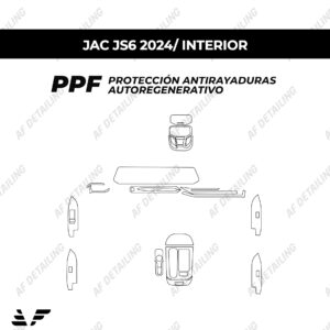 Película Protectora de Pintura (PPF) Interior para JAC JS6