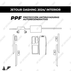 Película Protectora de Pintura (PPF) Interior para Jetour Dashing
