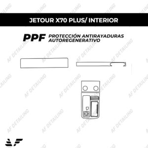 Película Protectora de Pintura (PPF) Interior para Jetour X70 Plus