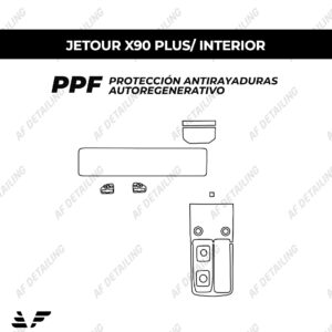 Película Protectora de Pintura (PPF) Interior para Jetour X90 Plus