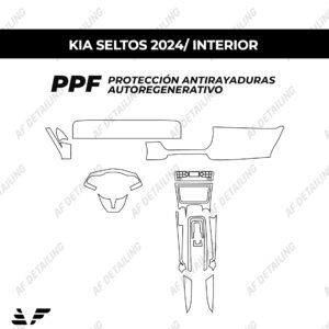 Película Protectora de Pintura (PPF) Interior para Kia Seltos Full 2024