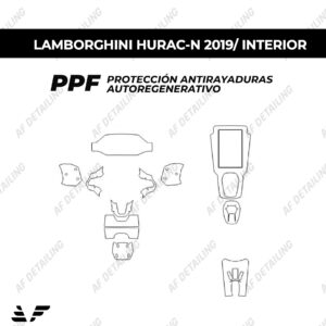 Película Protectora de Pintura (PPF) Interior para Lamborghini Huracán