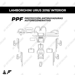 Película Protectora de Pintura (PPF) Interior para Lamborghini Urus