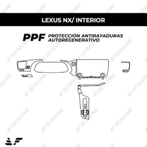 Película Protectora de Pintura (PPF) Interior para Lexus NX