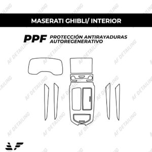 Película Protectora de Pintura (PPF) Interior para Maserati Ghibli
