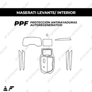 Película Protectora de Pintura (PPF) Interior para Maserati Levante