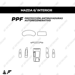 Película Protectora de Pintura (PPF) Interior para Mazda 6