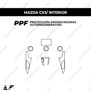 Película Protectora de Pintura (PPF) Interior para Mazda CX-3