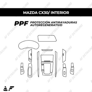Película Protectora de Pintura (PPF) Interior para Mazda CX-30