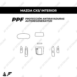 Película Protectora de Pintura (PPF) Interior para Mazda CX-5