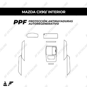 Película Protectora de Pintura (PPF) Interior para Mazda CX-90