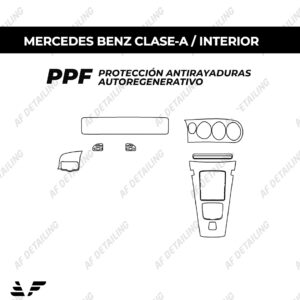 Película Protectora de Pintura (PPF) Interior para Mercedes Benz Clase-A (Sedán y HB)
