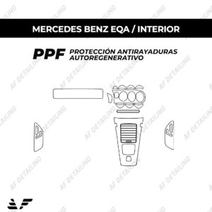 Película Protectora de Pintura (PPF) Interior para Mercedes Benz EQA