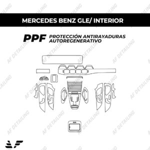 Película Protectora de Pintura (PPF) Interior para Mercedes Benz GLE
