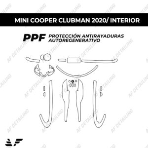 Película Protectora de Pintura (PPF) Interior para MINI Cooper Clubman 2020