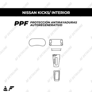 Película Protectora de Pintura (PPF) Interior para Nissan Kicks