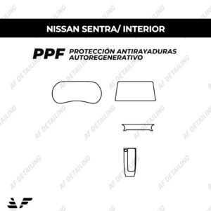 Película Protectora de Pintura (PPF) Interior para Nissan Sentra