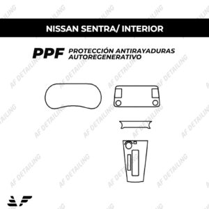 Película Protectora de Pintura (PPF) Interior para Nissan Versa