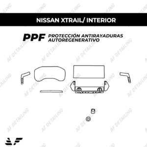 Película Protectora de Pintura (PPF) Interior para Nissan X-Trail