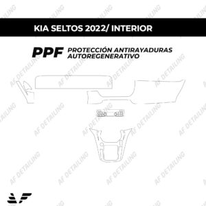 Película Protectora de Pintura (PPF) Interior para Kia Seltos 2022