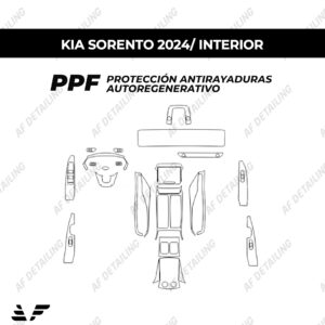 Película Protectora de Pintura (PPF) Interior para Kia Sorento