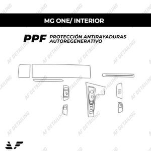 Película Protectora de Pintura (PPF) Interior para MG ONE