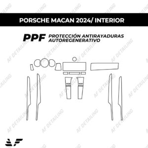 Película Protectora de Pintura (PPF) Interior para Porsche Macan 2024