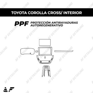 Película Protectora de Pintura (PPF) Interior para Toyota Corolla Cross