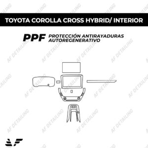 Película Protectora de Pintura (PPF) Interior para Toyota Corolla Hybrid