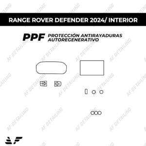 Película Protectora de Pintura (PPF) Interior para Land Rover Defender 2024